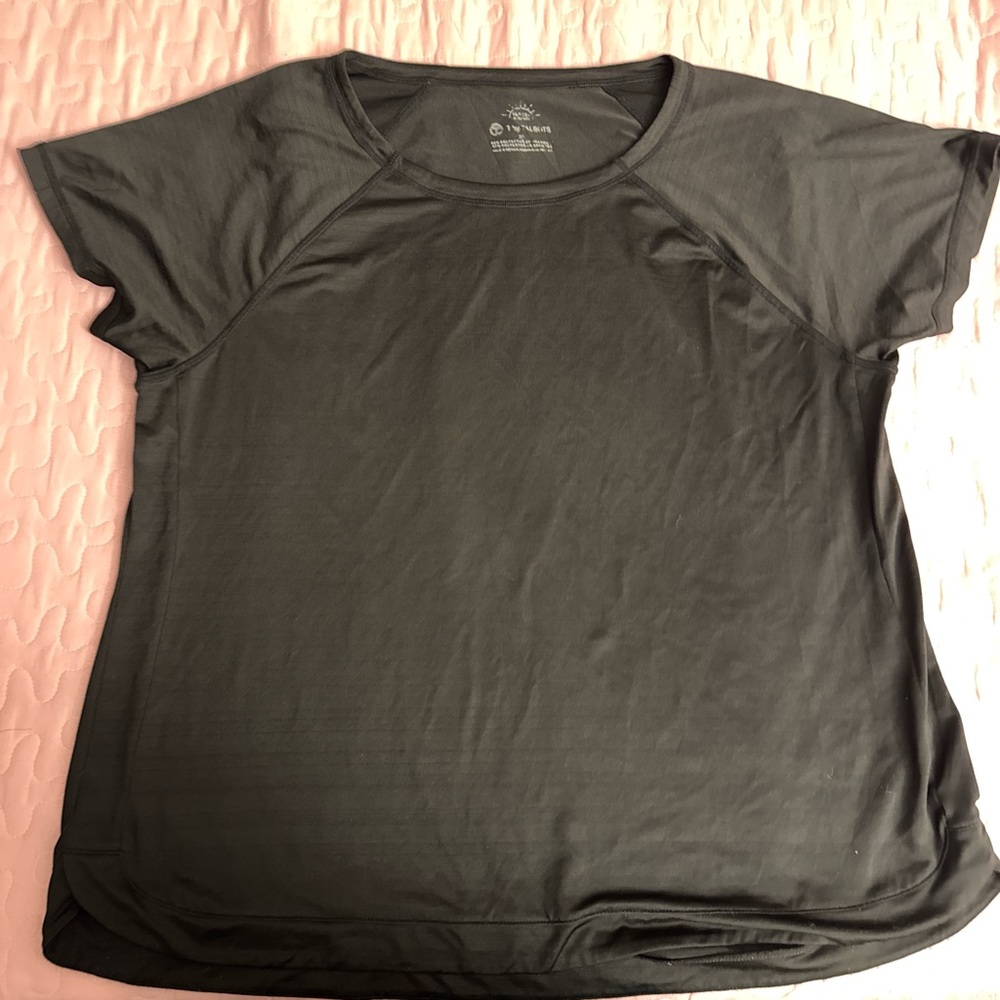 Talbots Charcoal Short Sleeve Tee